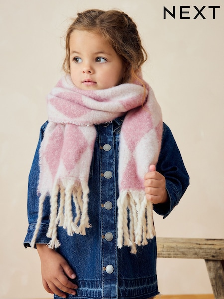 Pink/White Scarf (3-16yrs) (B57178) | AED25 - AED35