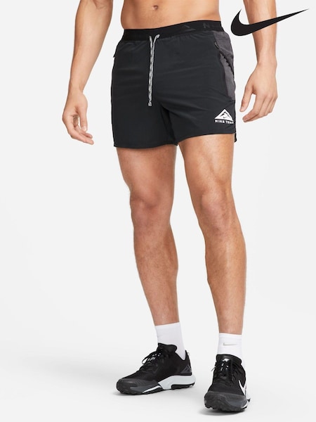 Nike Black Trail Dri-FIT 5 inch Brief-Lined Running Shorts (B57229) | €79