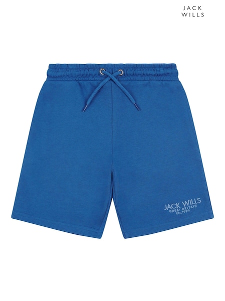 Jack Wills Blue Dark Boys Loopback 100% Cotton Shorts (B57550) | 1,802 UAH - 2,163 UAH