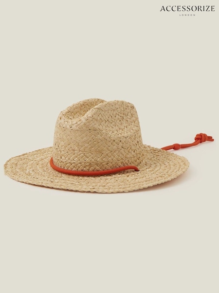 Accessorize Natural Tie Fedora Hat (B57642) | €13