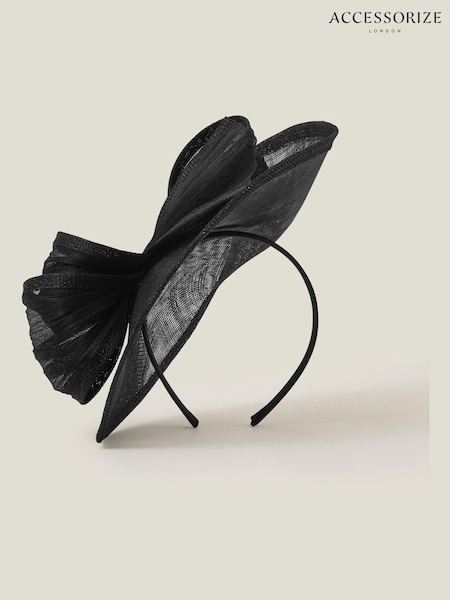 Accessorize Black Tia Bow Fascinator Hair Accessory (B57865) | €30