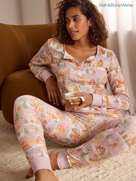 Bath & Body Works Gingerbread Christmas Waffle Pyjama Set (B57915) | €24