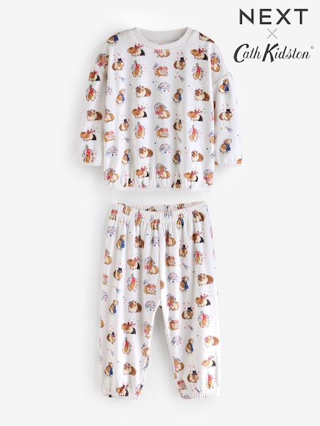 Blanc écru - Cath Kidston Cosy Fleece Pyjamas (B57945) | € 19 - € 22