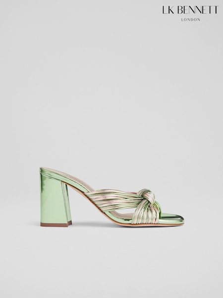 Green - LK Bennett Coletta Strappy Mules (B58036) | 1,249 LEI