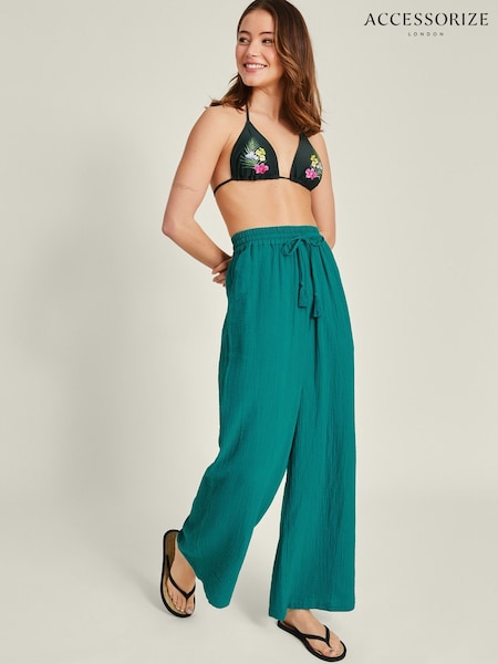 Accessorize Crinkle Beach Trousers (B58039) | 143 LEI