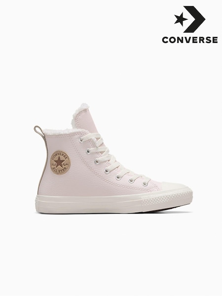 Converse Chuck Taylor Leather Fleece Lined Youth Trainers (B58132) | € 39