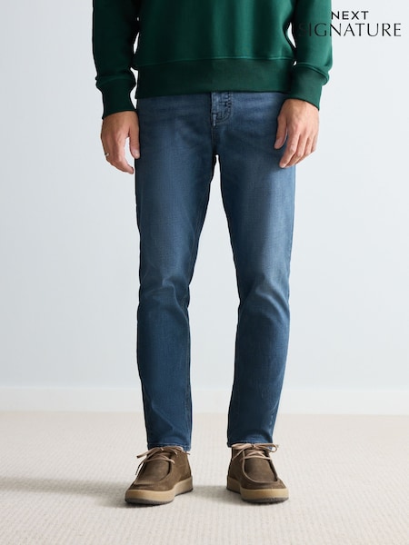 Blue Steel Straight Fit Signature Heavyweight Cotton Jeans (B58169) | AED116