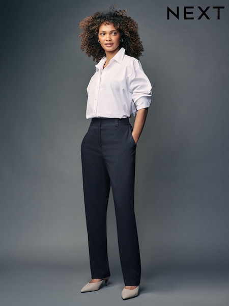 Laivasto Sininen - Heavy Duty Tailored Slim Fit Trousers (B58269) | €58