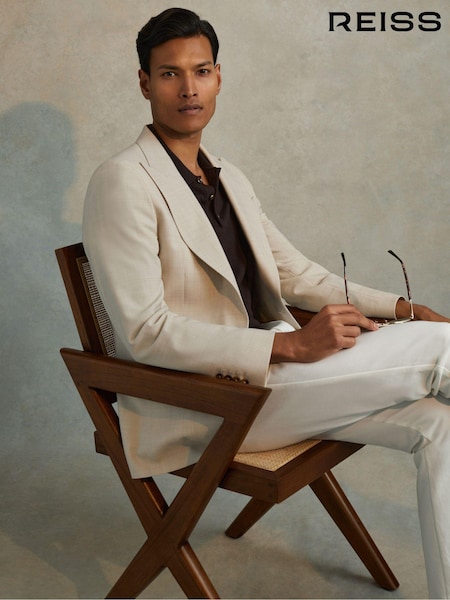 Reiss Stone Belmont Sb Slim Fit Single Breasted Blazer (B58282) | 2,411 QAR