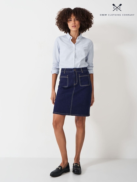 Crew Clothing Blue Annalee Denim Skirt (B58319) | €30