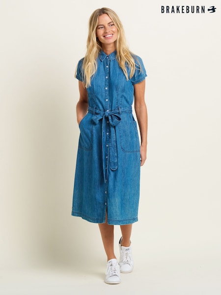 Brakeburn Blue Betsy Shirt Dress (B58400) | €41.50