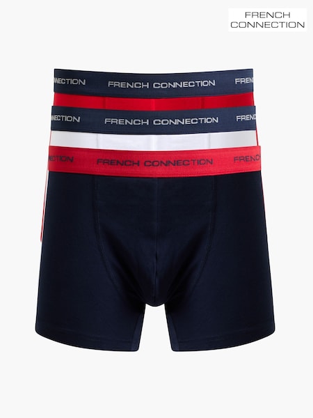 French Connection Multicolour Boxers 3 Pack (B58775) | €45