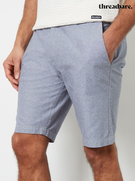 Albastru - Threadbare scurți chino din bumbac cu 100%. (B59034) | 78 LEI