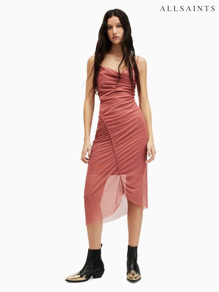 AllSaints Pink Ulla Dress (B59042) | €56
