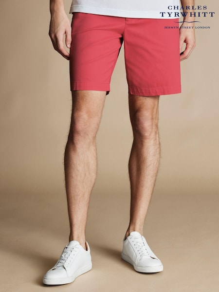 Roz - pantaloni scurți din bumbac Charles Tyrwhitt (B59192) | 372 LEI