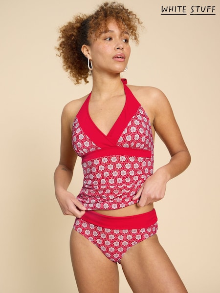 White Stuff Red Reversible Fold Down Swimsuit (B59243) | €12