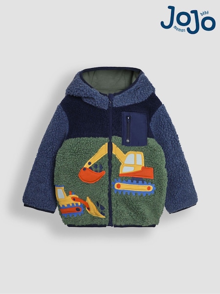 JoJo Maman Bébé Hooded Appliqué Teddy Fleece (B59406) | € 51
