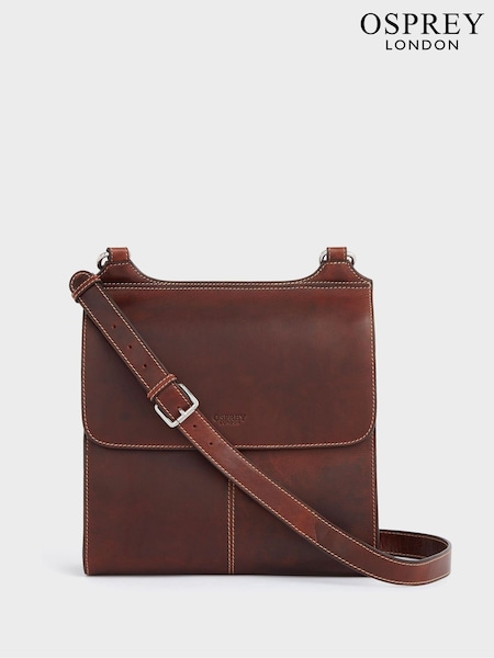 Osprey London Large The Narissa Leather Black Crossbody Bag (B59425) | €190