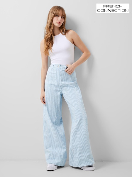 French Connection Hadley Ateena Twill Trousers (B59733) | 350 LEI