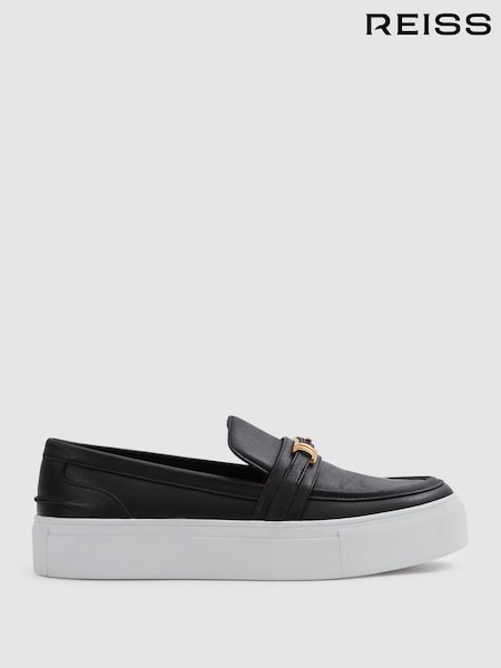 Reiss Adelina Leather Loafer Trainers (B59805) | € 195