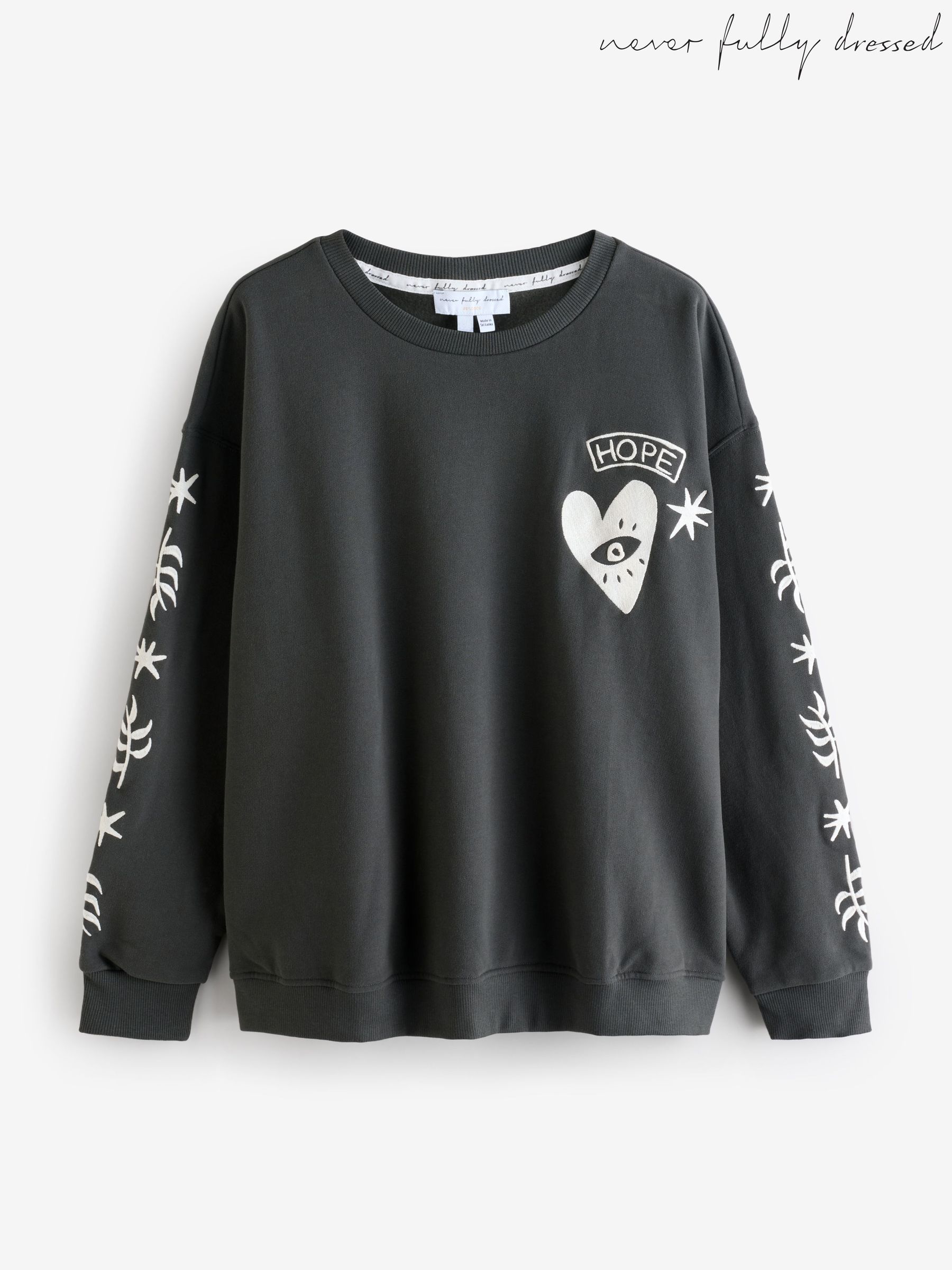 Next black sweatshirt new arrivals