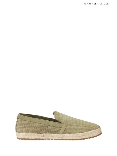 Tommy Hilfiger Green Classic Espadrilles (B59836) | SGD 174