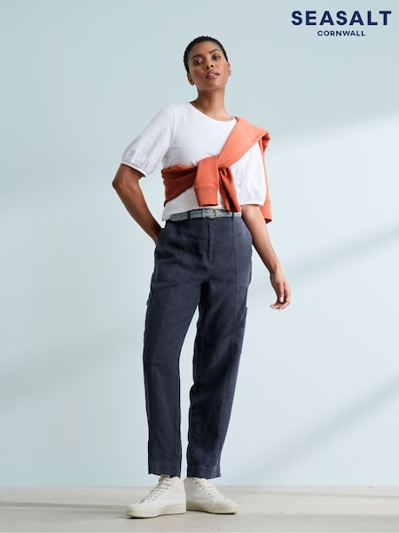 Seasalt Cornwall Blue Rock Pipit Trousers (B59907) | €43