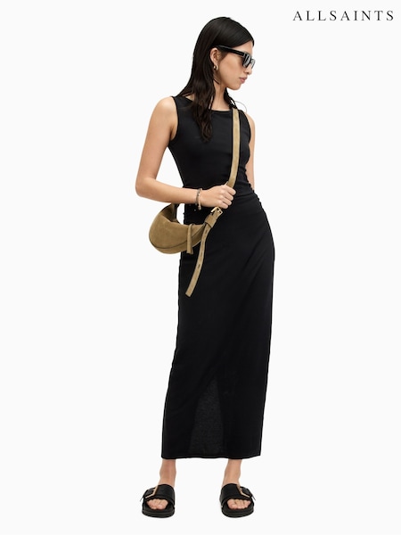 AllSaints Black Katarina Dress (B60298) | R$ 980