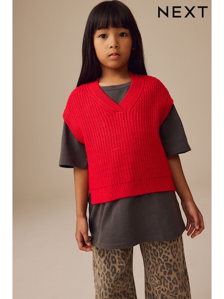 Rot - Knitted Tank (3-16yrs) (B60383) | 16 € - 21 €