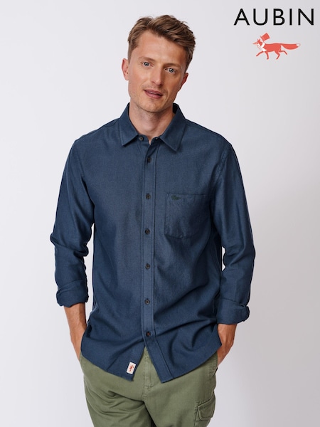 Aubin Oxcombe Brushed Oxford Button Down Shirt (B60421) | €59