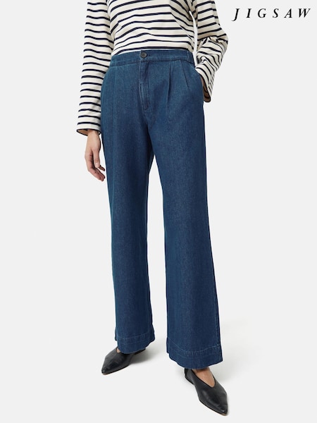 Jigsaw Denim Relaxed Trousers (B60471) | €70