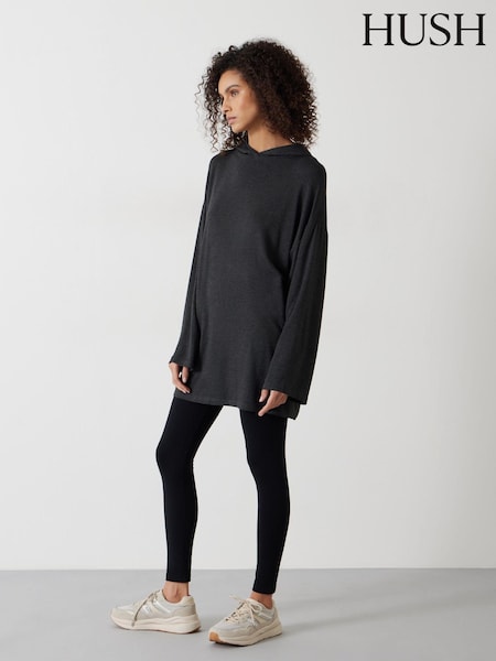 Hush Noah Lightweight Longline Hoodie (B60625) | 365 LEI