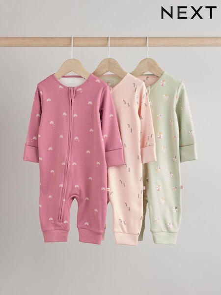 Pastel con personaje - Baby Printed 100% Cotton Zip Sleepsuits (0mths-3yrs) (B60692) | 26 € - 29 €