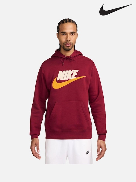 Nike Red Club Fleece Pullover Hoodie (B60712) | €59