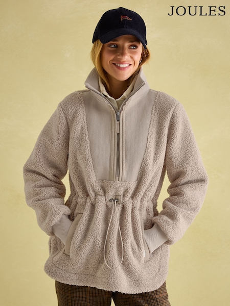 Joules Thurlston Neutral Borg Fleece (B60794) | R$ 790