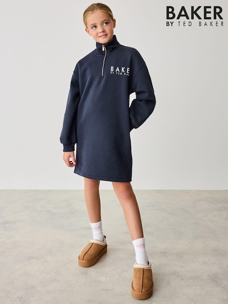 Baker by Ted Baker Zip Neck Sweat Dress (B61254) | €21 - €24