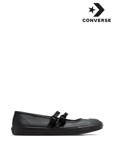 Converse Black Chuck Taylor All Star Dainty Mary Jane Trainers (B61314) | €83