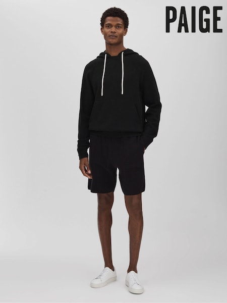 Черный - Paige Drawstring Hoodie (B61512) | €364
