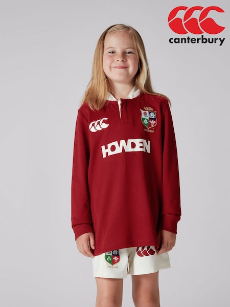 Canterbury Red British & Irish Lions Rugby Classic Long Sleeve Jersey (B61520) | €66