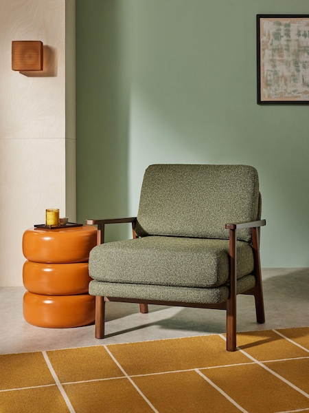 MADE.COM Forrest Green Pax Boucle Lars Accent Chair (B61846) | €473