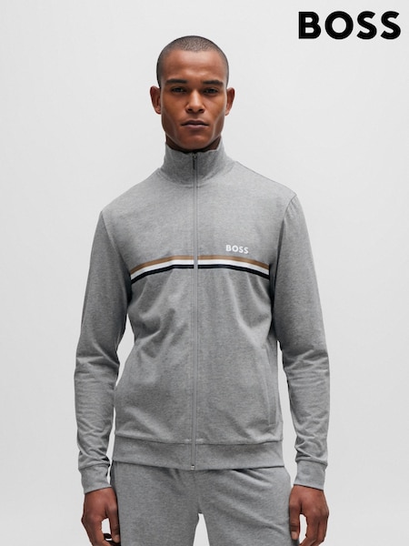 BOSS Grey Signature Detail Jersey Short Sets (B61891) | €79
