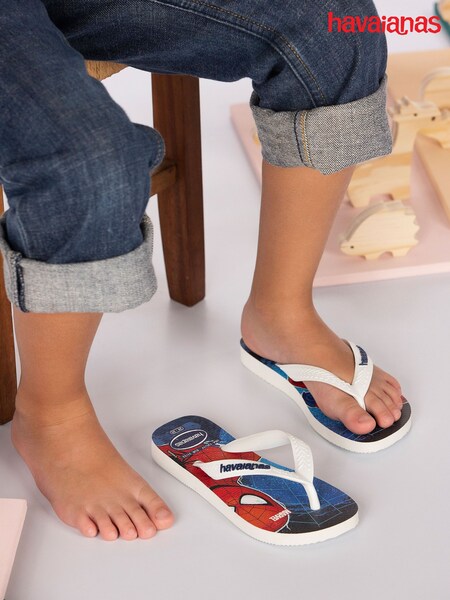 Havaianas Kids Top Marvel II White Sandals (B61975) | €13