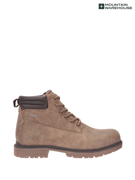 Светло-коричневый - Mountain Warehouse Gorge Winter Waterproof Mens Boots (B62132) | €117