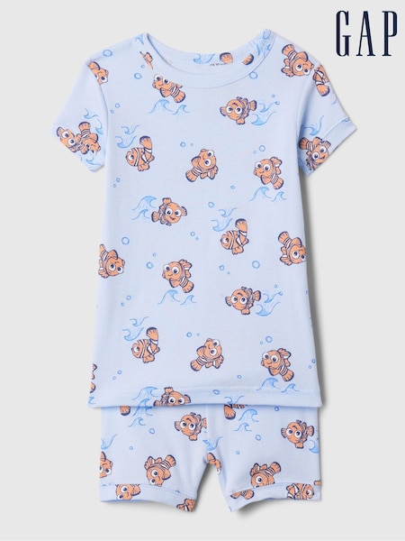 Gap Blue Disney Finding Nemo Cotton Pyjama Set (6mths-5yrs) (B62200) | €15.50