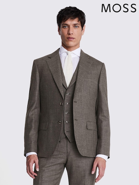 MOSS Brown Tailored Fit Italian Jacket (B62255) | €159