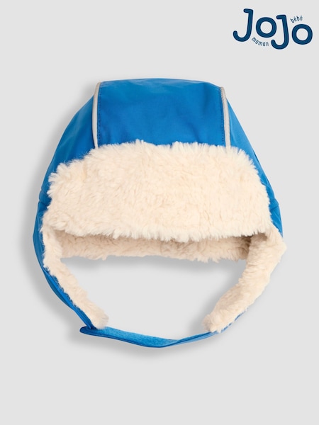 JoJo Maman Bébé Cobalt Blue Cosy Waterproof Hat (B62303) | €33