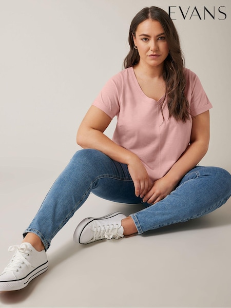 Evans Curve Pure 100% Cotton T-Shirt (B62353) | €14