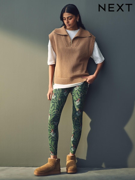 أحمر/أخضر - Christmas Print Leggings (B62407) | ‏36 ر.س.‏
