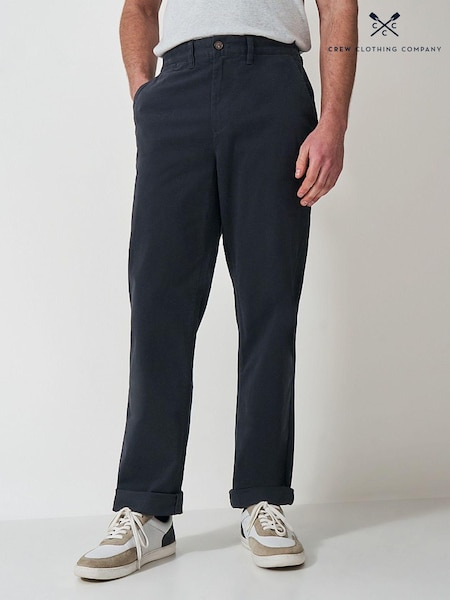 Crew Clothing Black Straight Chinos (B62409) | €93