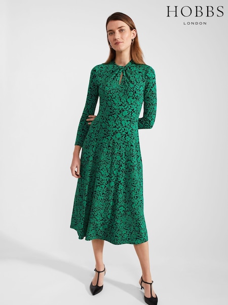 Hobbs Green Petite Yasmin Dress (B62555) | €60
